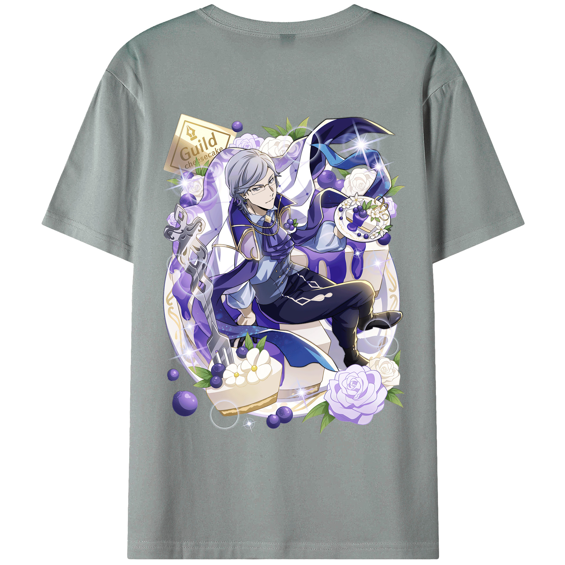 （画像用） 文豪ストレイドッグス Bungo Stray Dogs 綿100％ メンズ半袖Tシャツ（バックプリント） 通気性